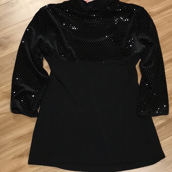 Bianca Nygard sparkling black faux bolero, tunic - Picture 3 of 4